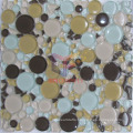 Round and Irregular Shape Glass Mosaic Tile (CFC316)